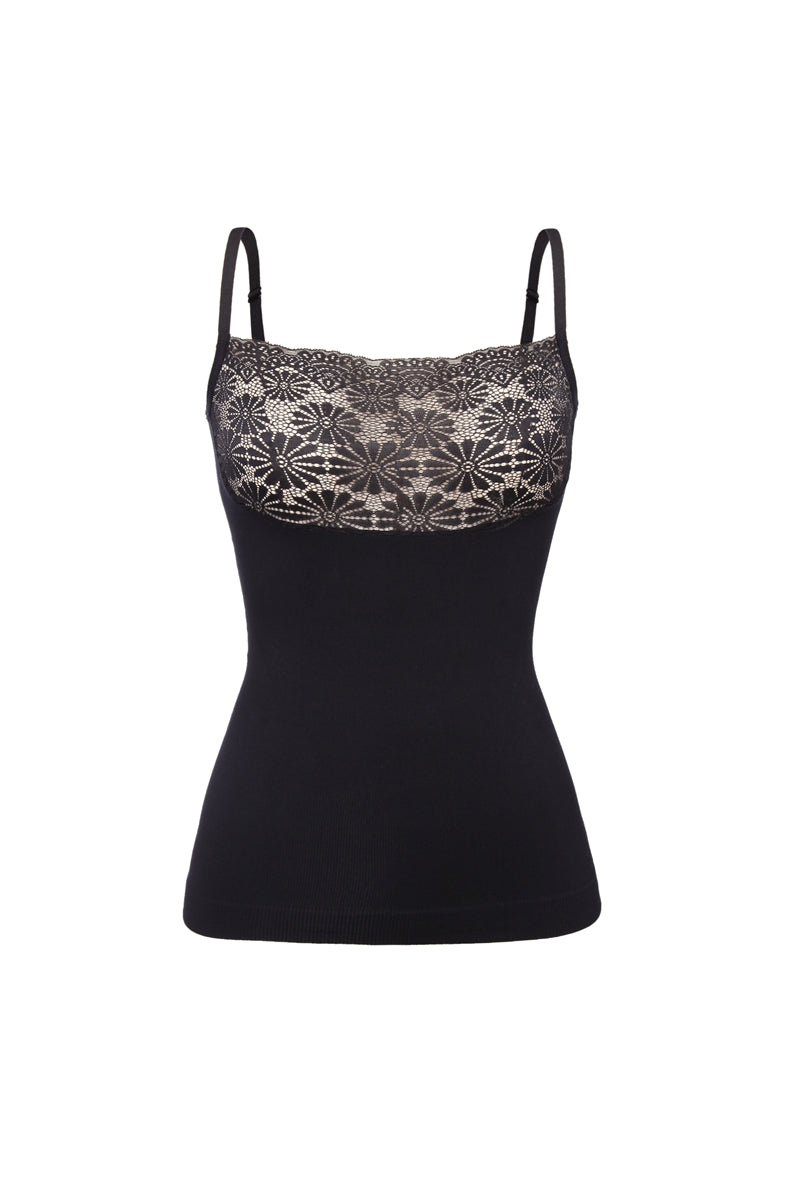 CURVEEZ  Black Shapewear Cami Tank Top Sz S - $28 New With Tags - From  Darcy