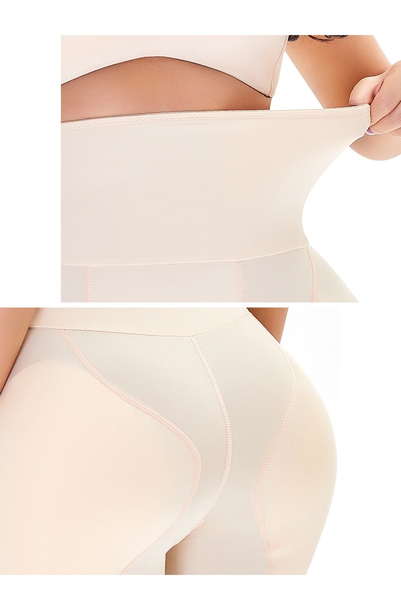 Extra High-Waisted BBL Padded Shorts for Hip Dips –