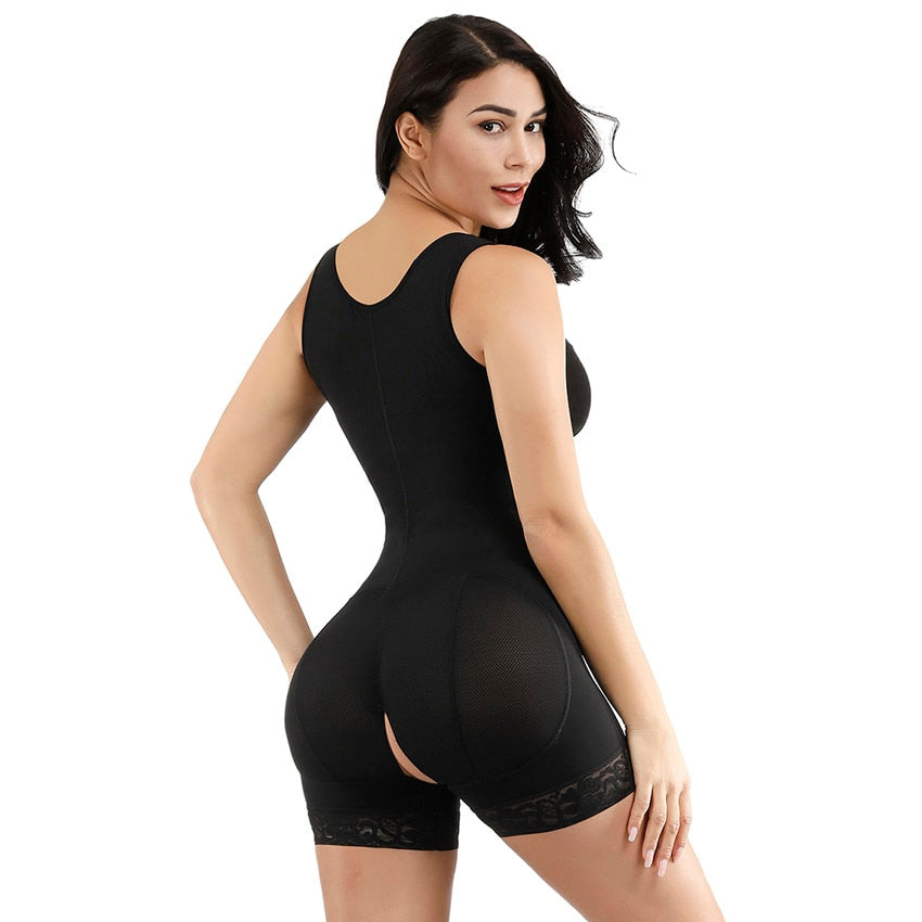 Waisted Firm Full Body And Bust Bodysuit Shaper –
