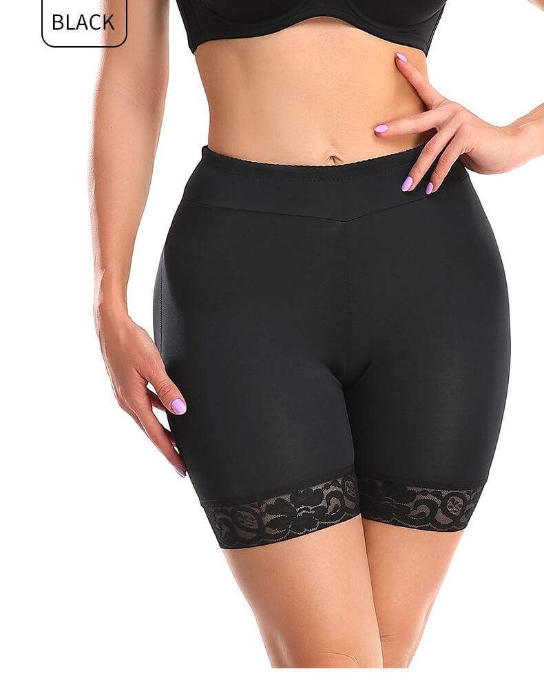 Extra High-Waisted BBL Padded Shorts for Hip Dips – MyPerfectPeach